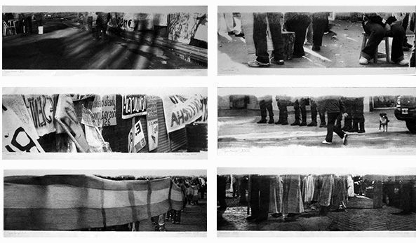 LUCIA TORRES «TERRITORIO» (políptico) Técnica mixta - 89,5x117cm – SEGUNDO PREMIO Grabado - XVI SALON MUNICIPAL DE ARTES VISUALES TRELEW 2009