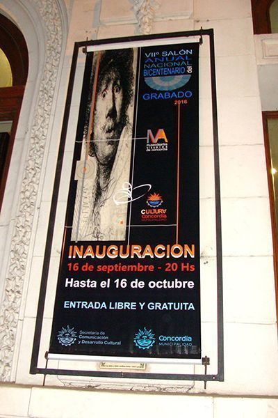 «VII Salón Anual Nacional del Bicentenerio del Grabado» Concordia, Año 2016
