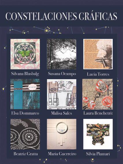 Lucía Torres - Muestra colectiva "Constelaciones Gráficas" 2018