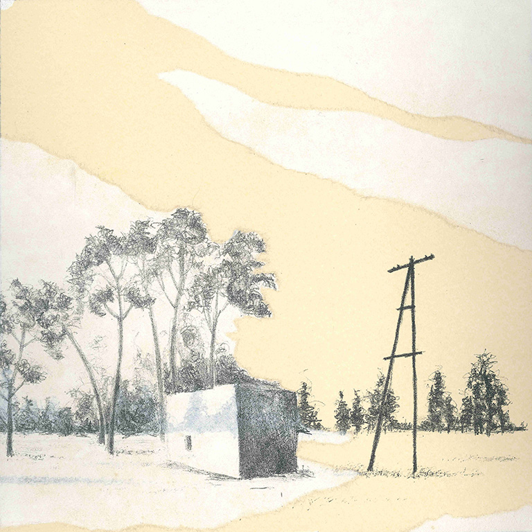 LUCIA TORRES - Serie «VIDA» 2 - Litografía 28x28cm - Año 2019