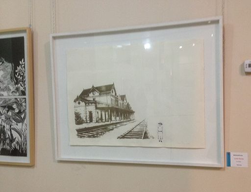 LUCIA TORRES «VII Salón Anual Nacional del Bicentenerio del Grabado» MENCIÓN EN GRABADO con «MIGRANTE» 92 - Litografía, 100x130cm, Año 2014 - Concordia, Año 2016