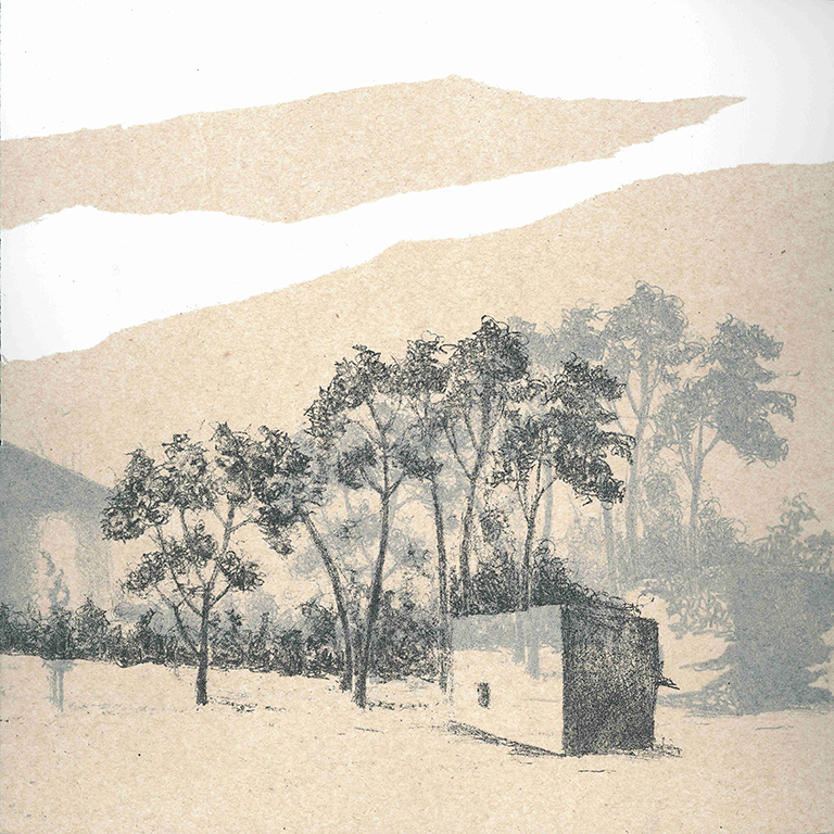 LUCIA TORRES - Serie «VIDA» 5 - Litografía 28x28cm - Año 2019