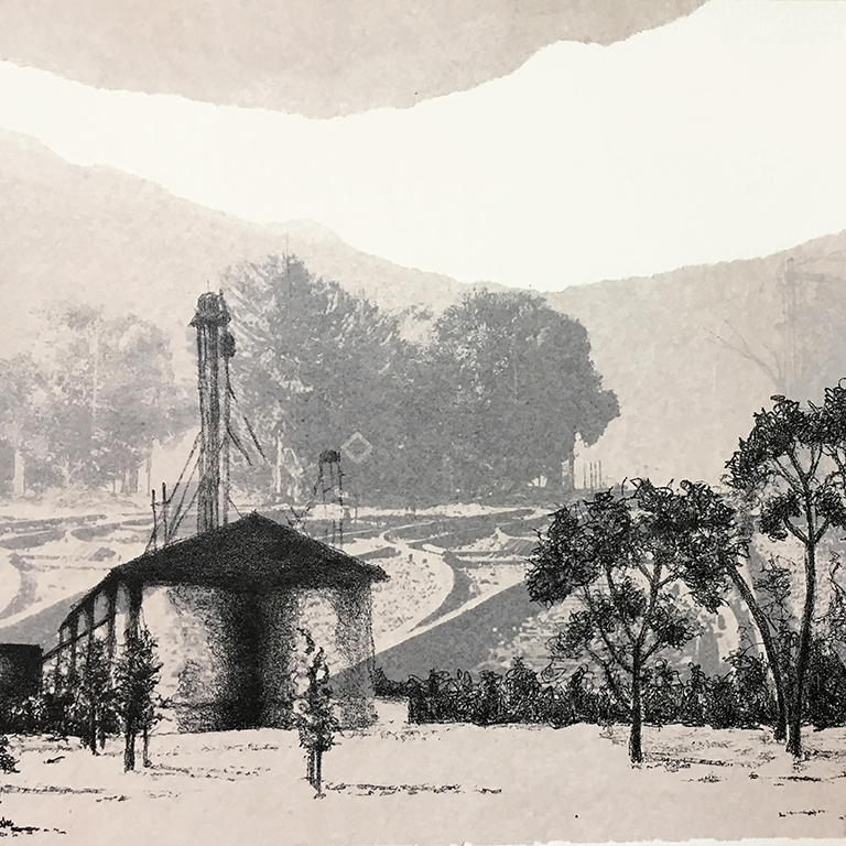 LUCIA TORRES - Serie «VIDA» 6 - Litografía 28x28cm - Año 2019