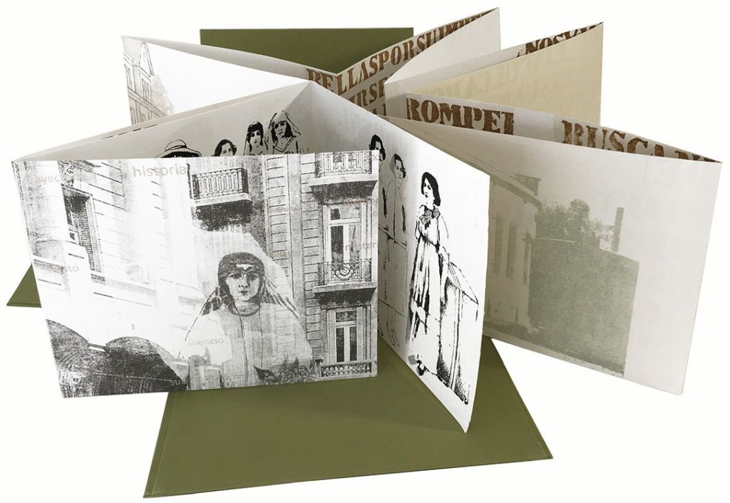 LUCIA TORRES «Resiliencia» – Libro de Artista – Litografía, Xilografía, Impresión Digital – Ejemplar Único – 22x17,5x2cm – Año 2018