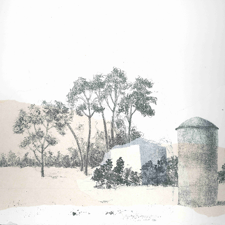 LUCIA TORRES - Serie «VIDA» 9 - Litografía 28x28cm - Año 2019