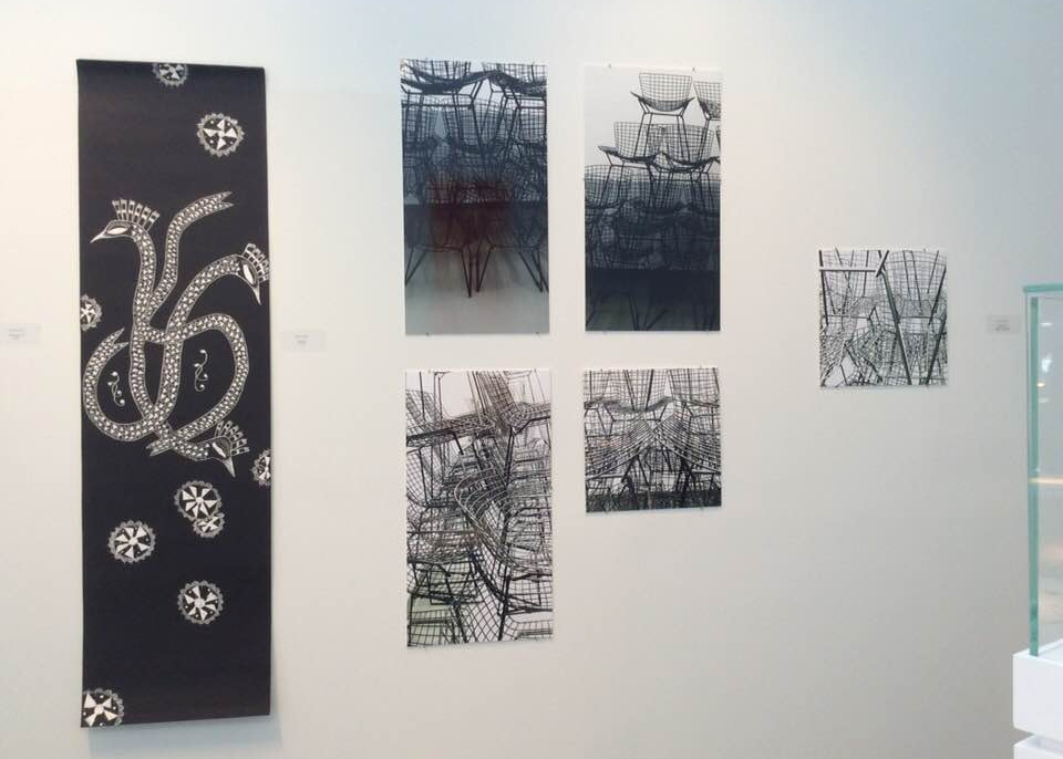 «Latinamerican women printing» en el Centro Cultural de Pompano Beach, 2017