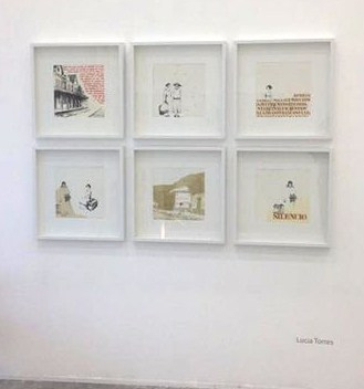LUCIA TORRES «MIGRANTE» en «LATINAMERICAN WOMEN PRINTING» en Art and Design Gallery, Miami, 2017
