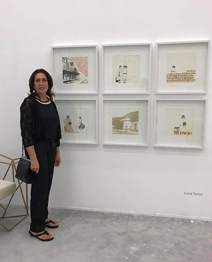 LUCIA TORRES «MIGRANTE» en «LATINAMERICAN WOMEN PRINTING» en Art and Design Gallery, Miami, 2017