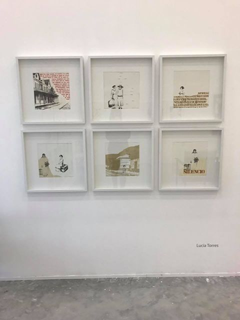 LUCIA TORRES «MIGRANTE» en «LATINAMERICAN WOMEN PRINTING» en Art and Design Gallery, Miami, 2017