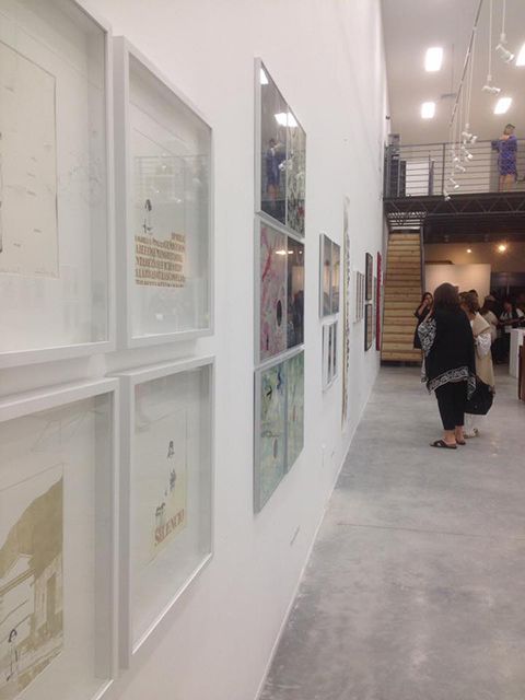 LUCIA TORRES «MIGRANTE» en «LATINAMERICAN WOMEN PRINTING» en Art and Design Gallery, Miami, 2017