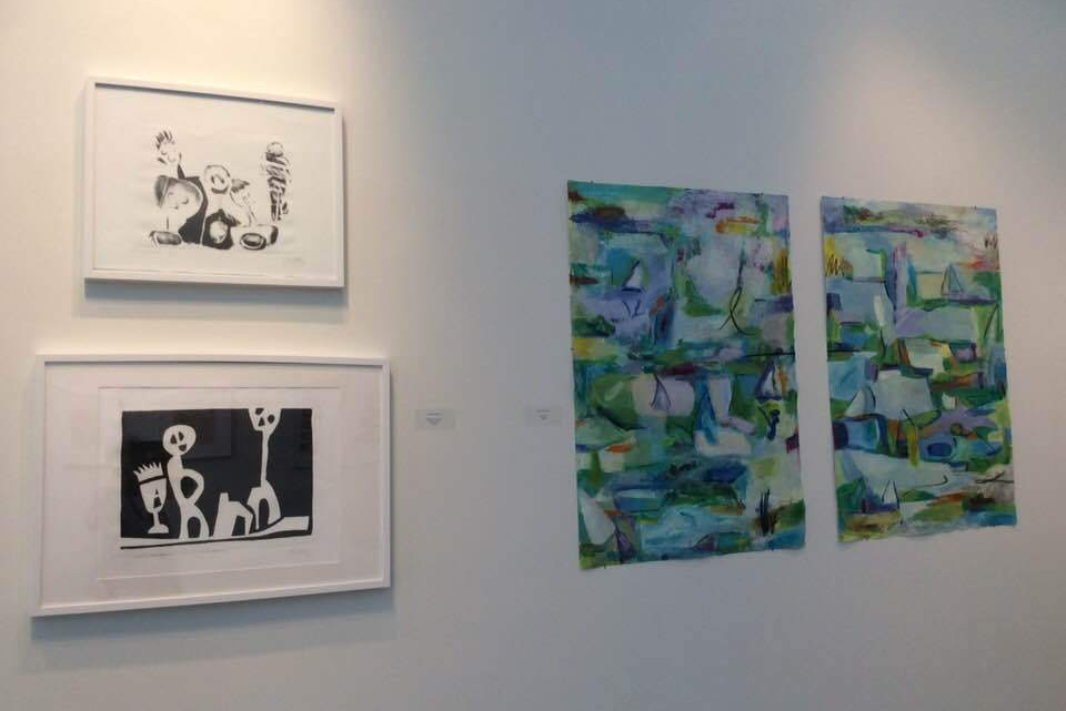 «Latinamerican women printing» en el Centro Cultural de Pompano Beach, 2017