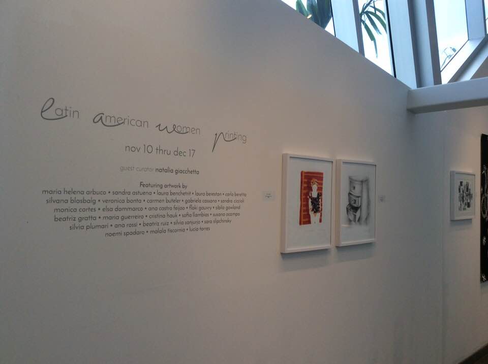 «Latinamerican women printing» en el Centro Cultural de Pompano Beach, 2017