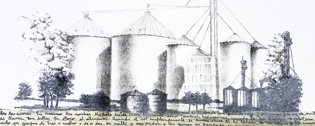 LUCIA TORRES - Serie «VIDA» 19 - Litografía 20x50cm - Año 2019