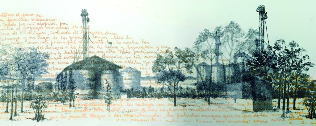 LUCIA TORRES – Serie «VIDA» 20 – Litografía 20x50cm – Año 2019