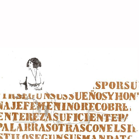 Lucía Torres - Muestra individual "Migrante" 88-1-3 Litografía Xilografía - 30x30cm - Año 2014