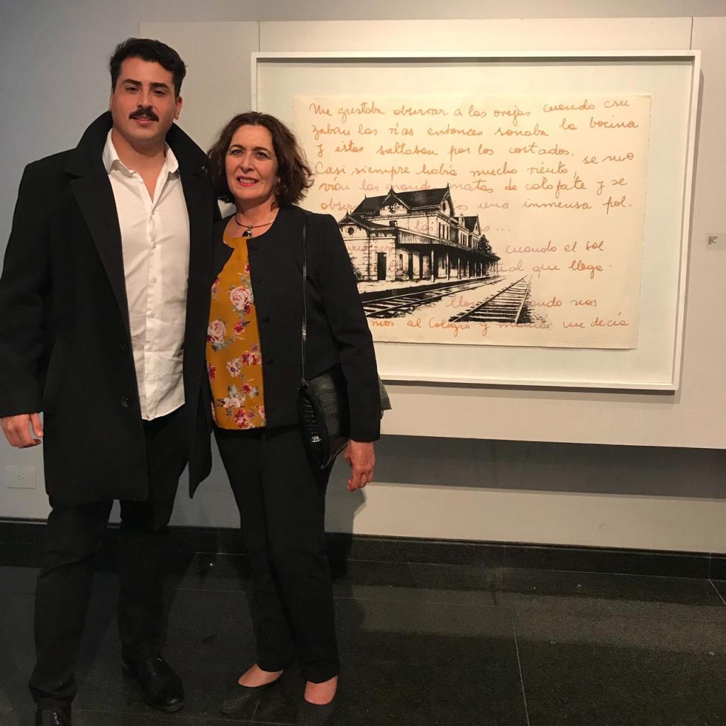 LUCIA TORRES en «Otras tramas entre la ruta de tus pasos NATURALEZA Y URBANISMO» del «GRUPO 5» Erman-Leiva-Torres-Blasbalg, en el Museo Banco Provincia de Buenos Aires