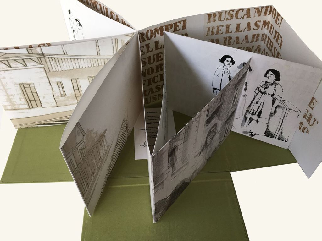 LUCIA TORRES «Resiliencia» – Libro de Artista – Litografía, Xilografía, Impresión Digital – Ejemplar Único – 22x17,5x2cm – Año 2018