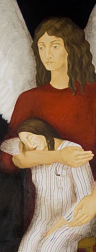 LUCIA TORRES «ARTE SACRO» con «El Angel del Artista» Detalle