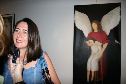 LUCIA TORRES «XXXVIII Salón de Arte Sacro de Tandil» PRIMER PREMIO con «El Ángel del Artista» Año 2010