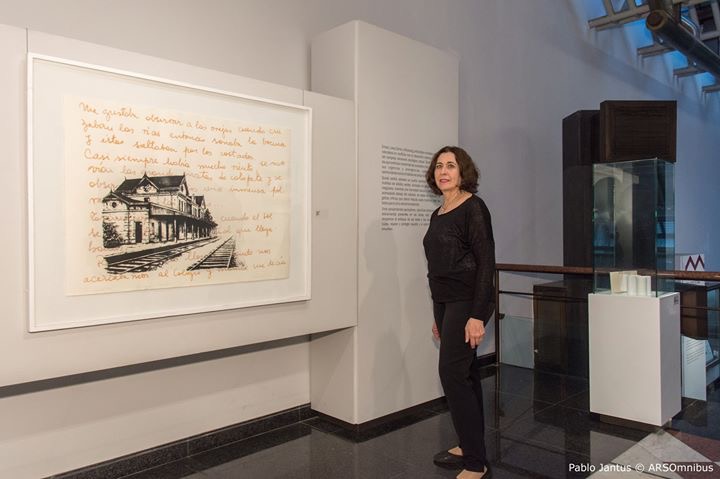 LUCIA TORRES con «Serie VIDA» en «Otras tramas entre la ruta de tus pasos NATURALEZA Y URBANISMO» del «GRUPO 5» Erman-Leiva-Torres-Blasbalg, en el Museo Banco Provincia de Buenos Aires
