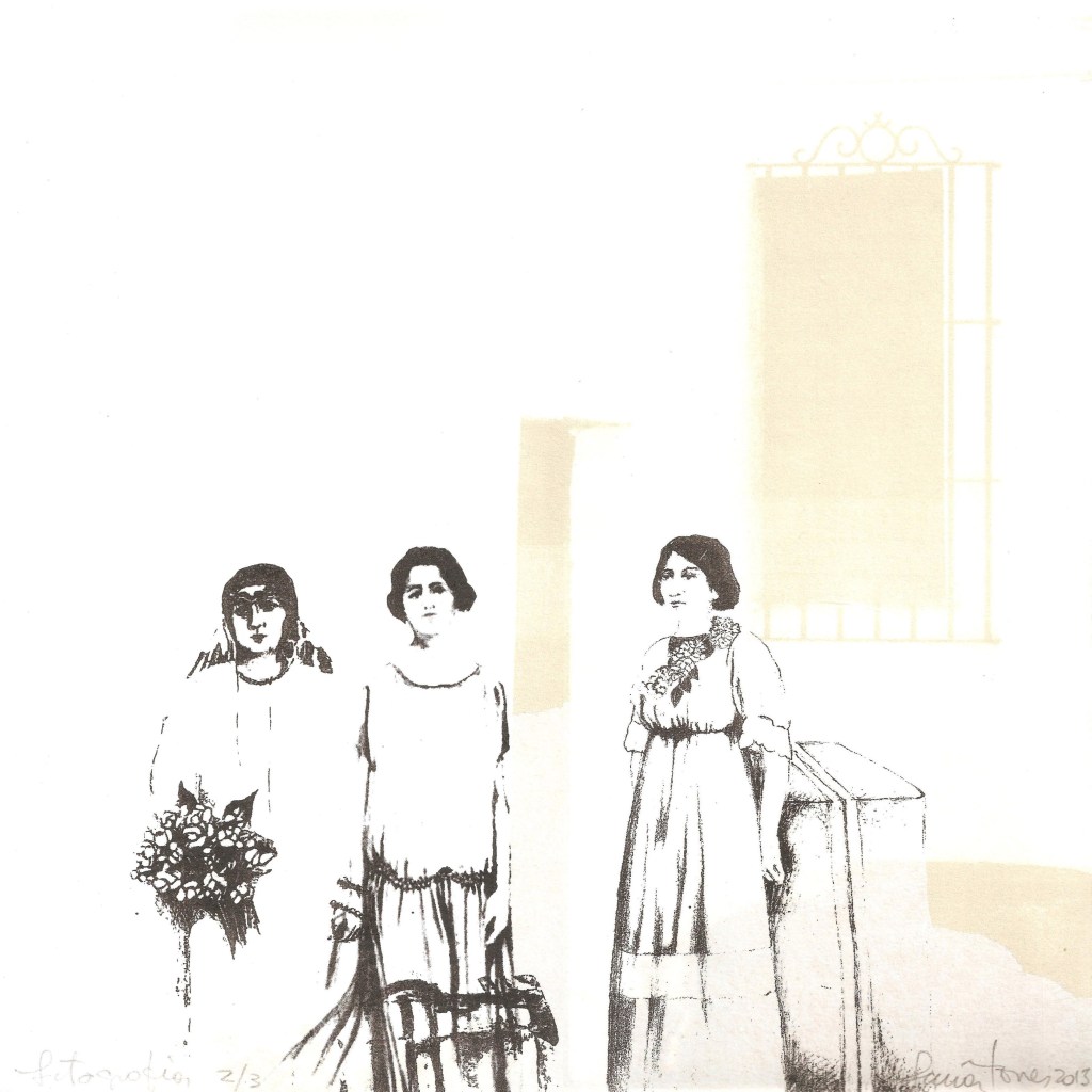 LUCIA TORRES «MIGRANTE» 118 - Litografía en Poliester 30x30cm - Año 2015