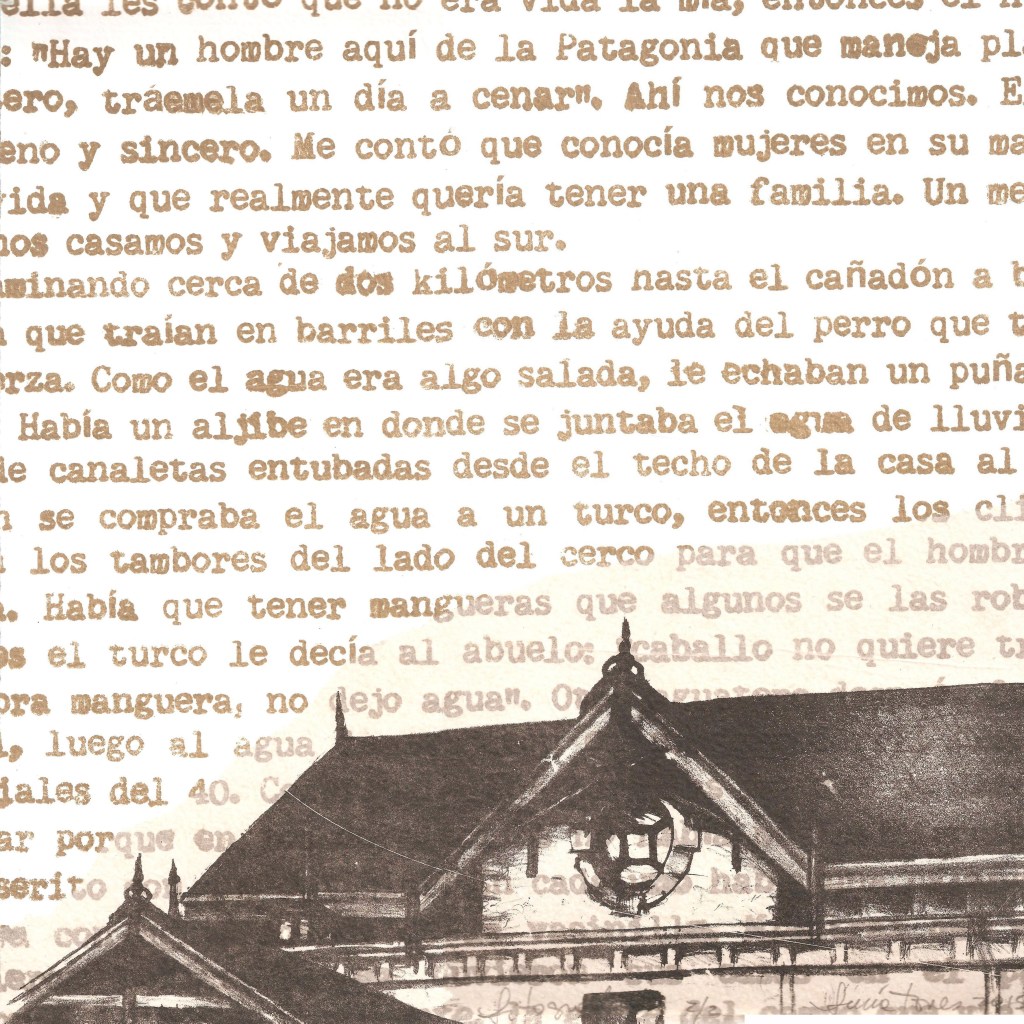 LUCIA TORRES «MIGRANTE» 119 - Litografía 30x30cm - Año 2015
