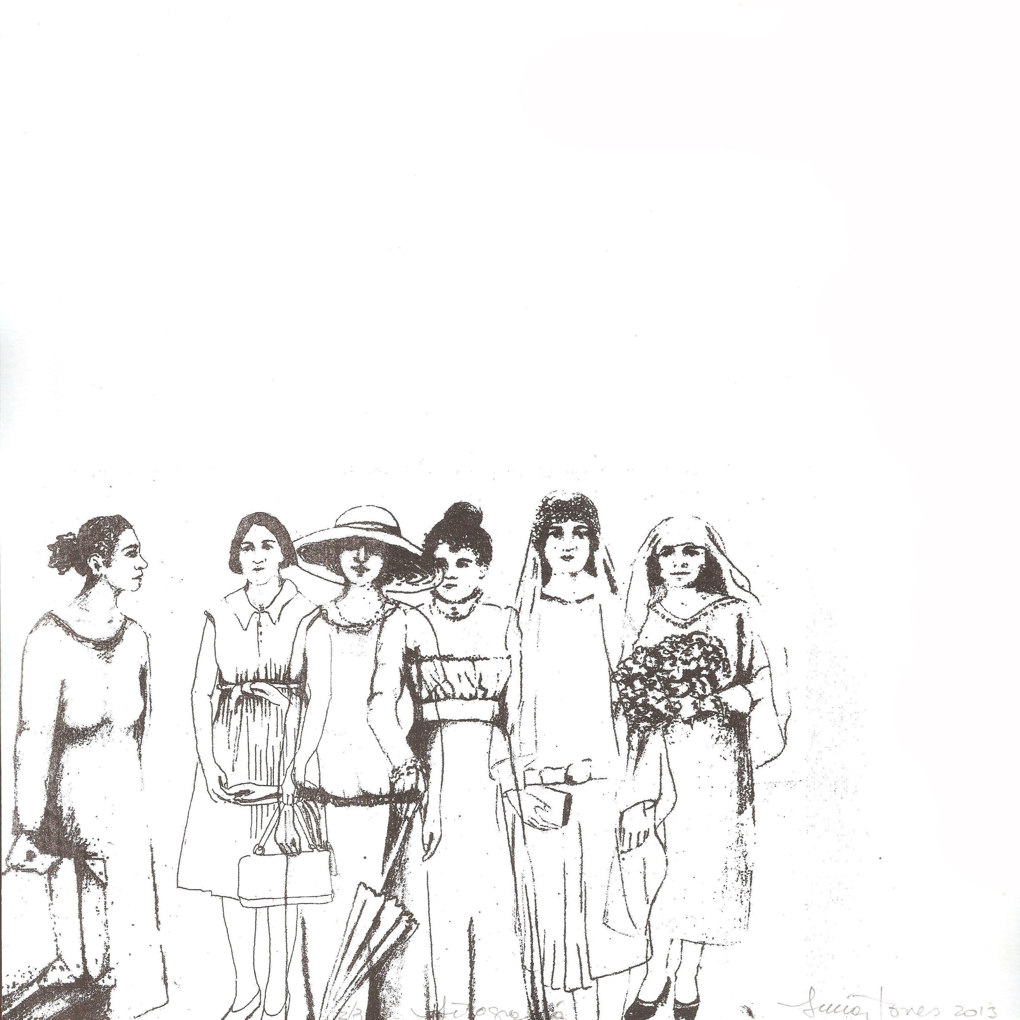 Lucía Torres - Muestra individual "Migrante" 122 Litografía en Polyester - 30x30cm - Año 2015