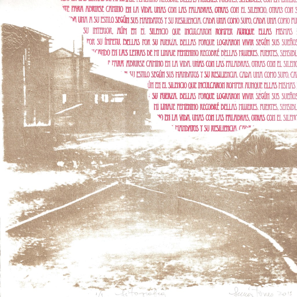 LUCIA TORRES «MIGRANTE» 126 - Litografía 30x30cm - Año 2015