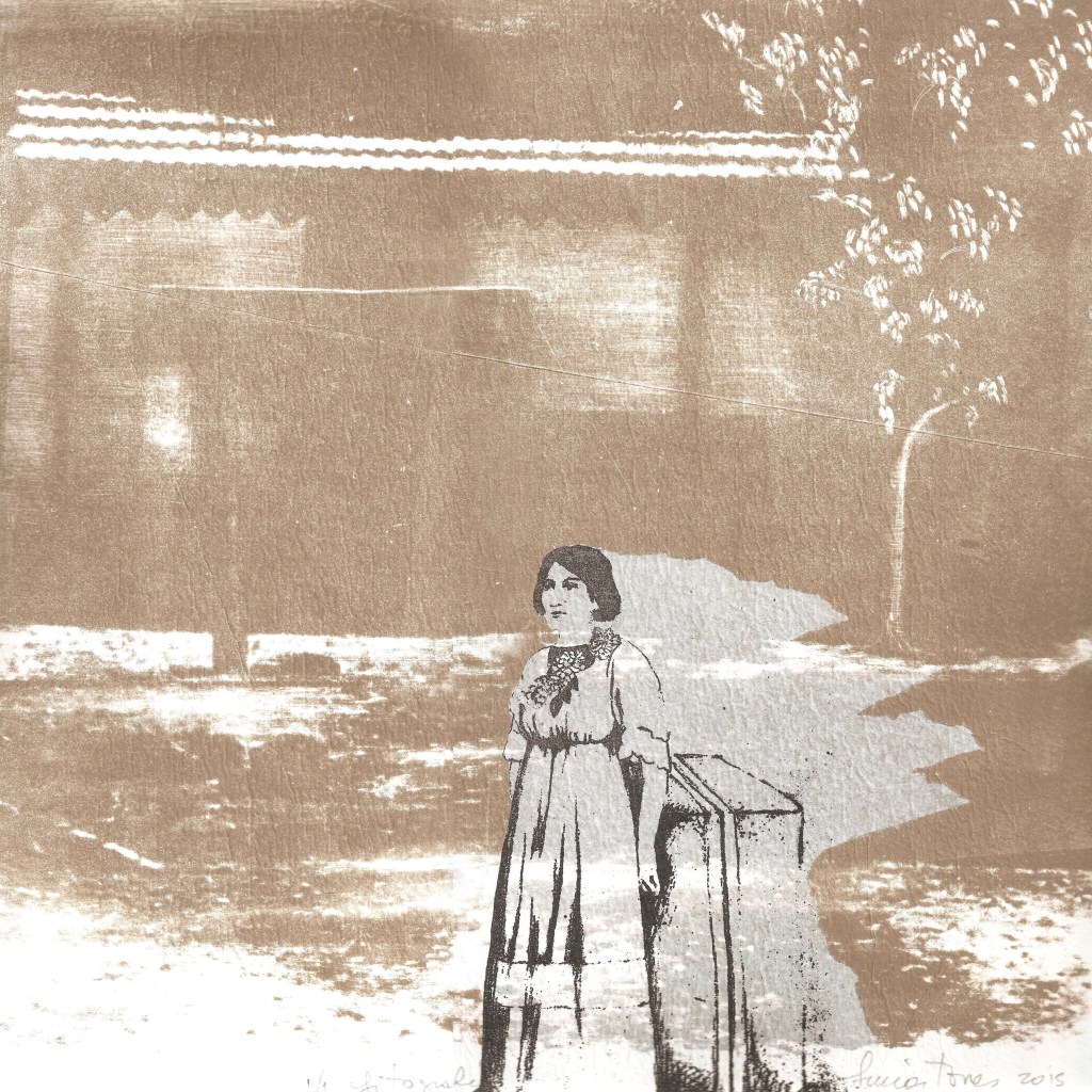 LUCIA TORRES «MIGRANTE» 128 - Litografía 30x30cm - Año 2015