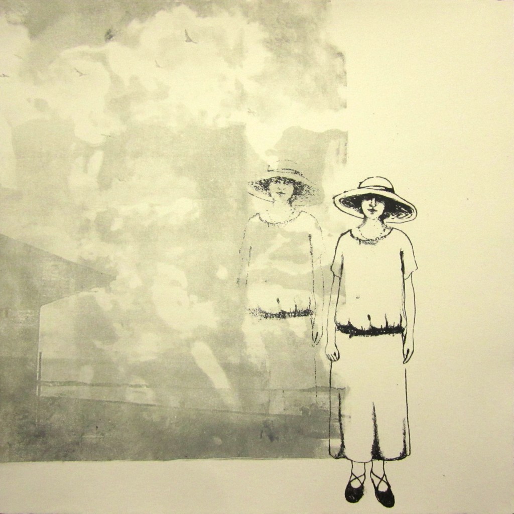 LUCIA TORRES «Migrante» 13-3 - Litografía en Poliester 30x30cm - Año 2013