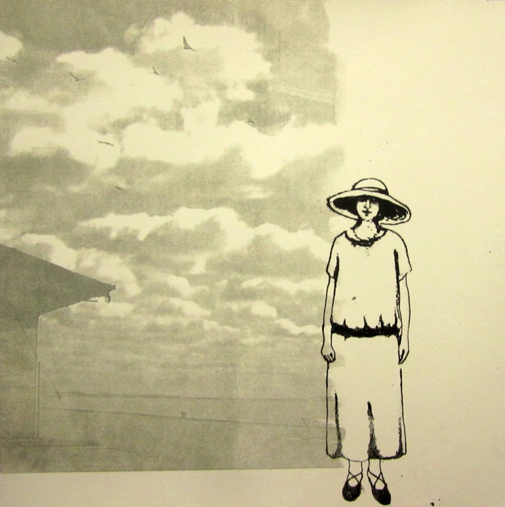 LUCIA TORRES «Migrante» 13 - Litografía en Poliester 30x30cm - Año 2013