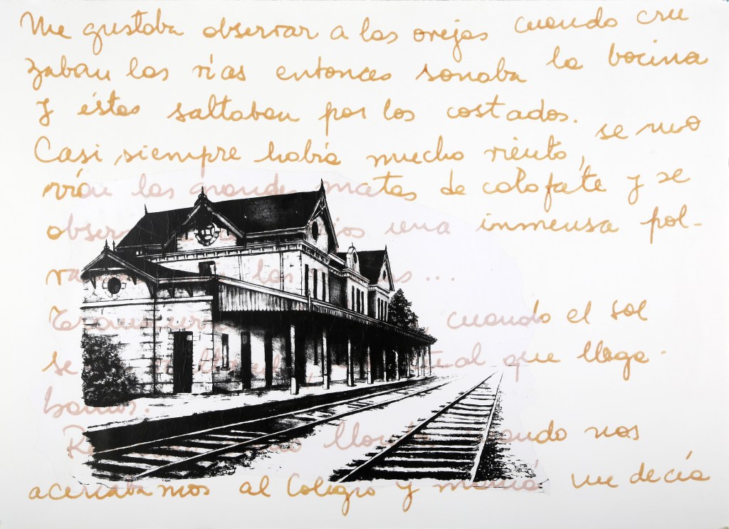 LUCIA TORRES «MIGRANTE» 140 - Litografía, Tranfer 76x106cm - Año 2015