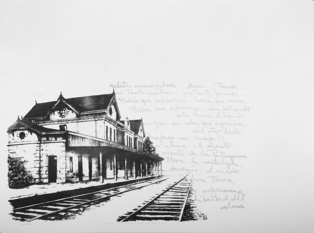 LUCIA TORRES «MIGRANTE» 141 - Litografía 76x106cm - Año 2015