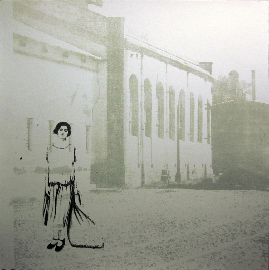 LUCIA TORRES «Migrante» 17 - Litografía en Poliester print 30x30cm - Año 2013