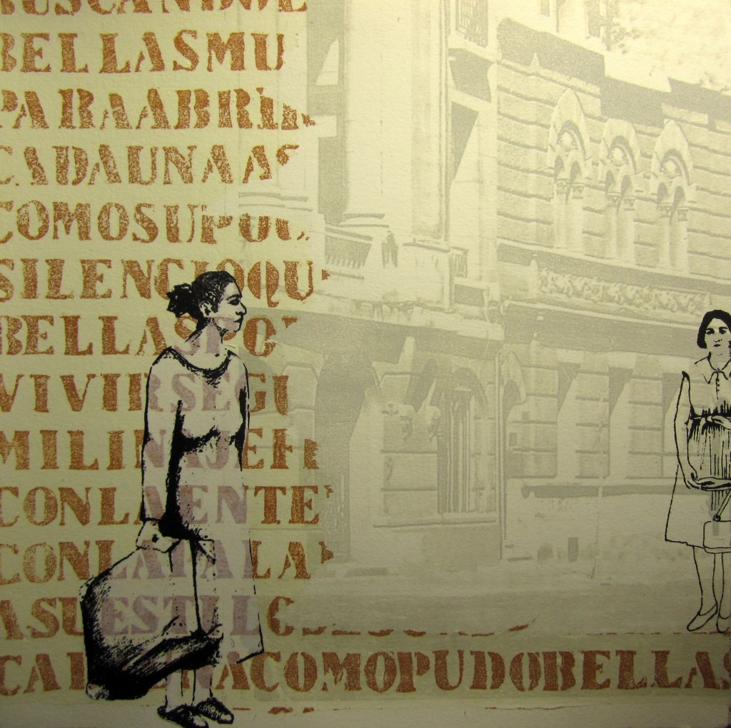 LUCIA TORRES «Migrante» 20 - Litografía en Poliester print 30x30cm - Año 2013