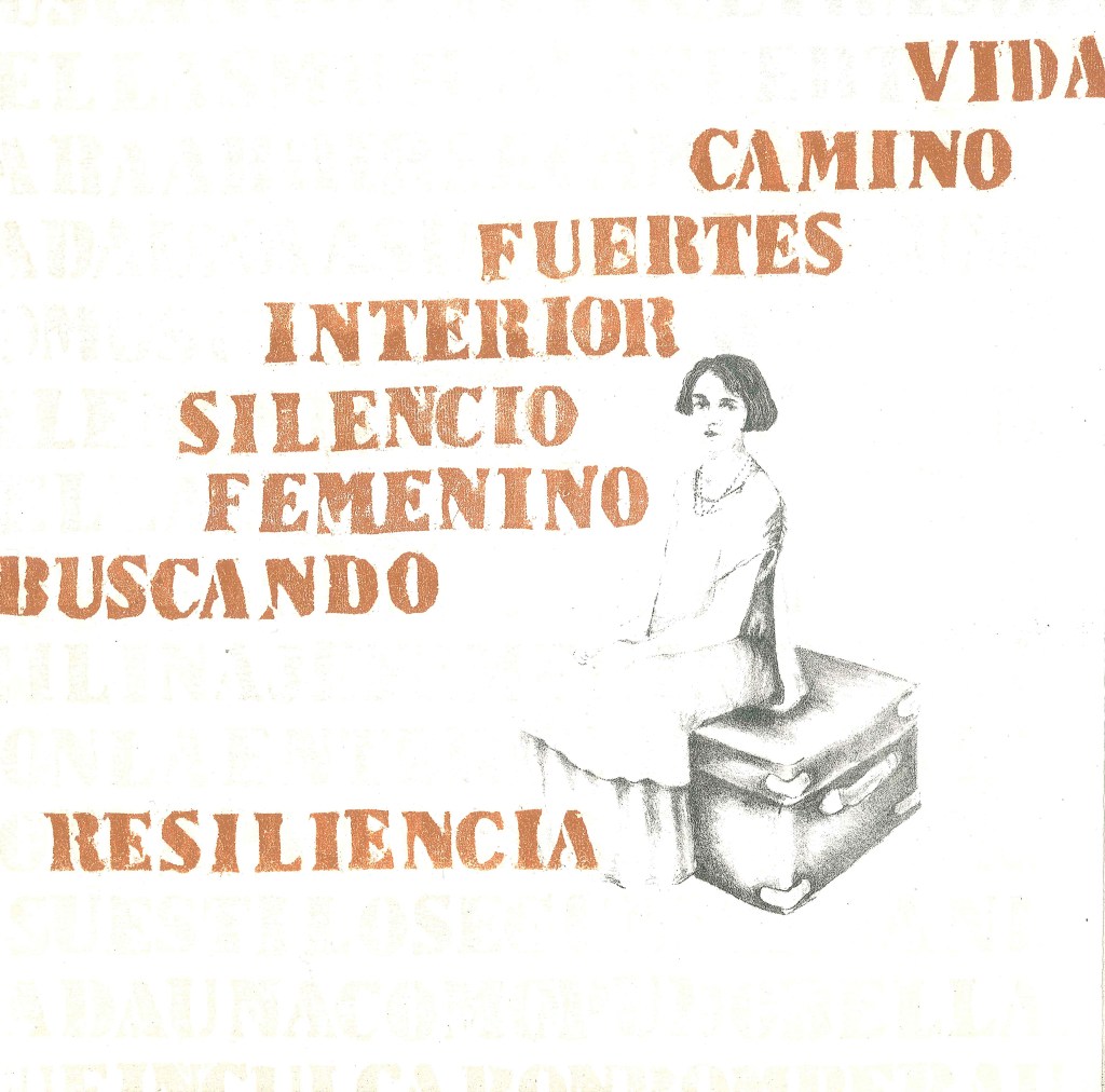 LUCIA TORRES «Migrante» 23 - Litografía, Xilografía 30x30cm - Año 2013