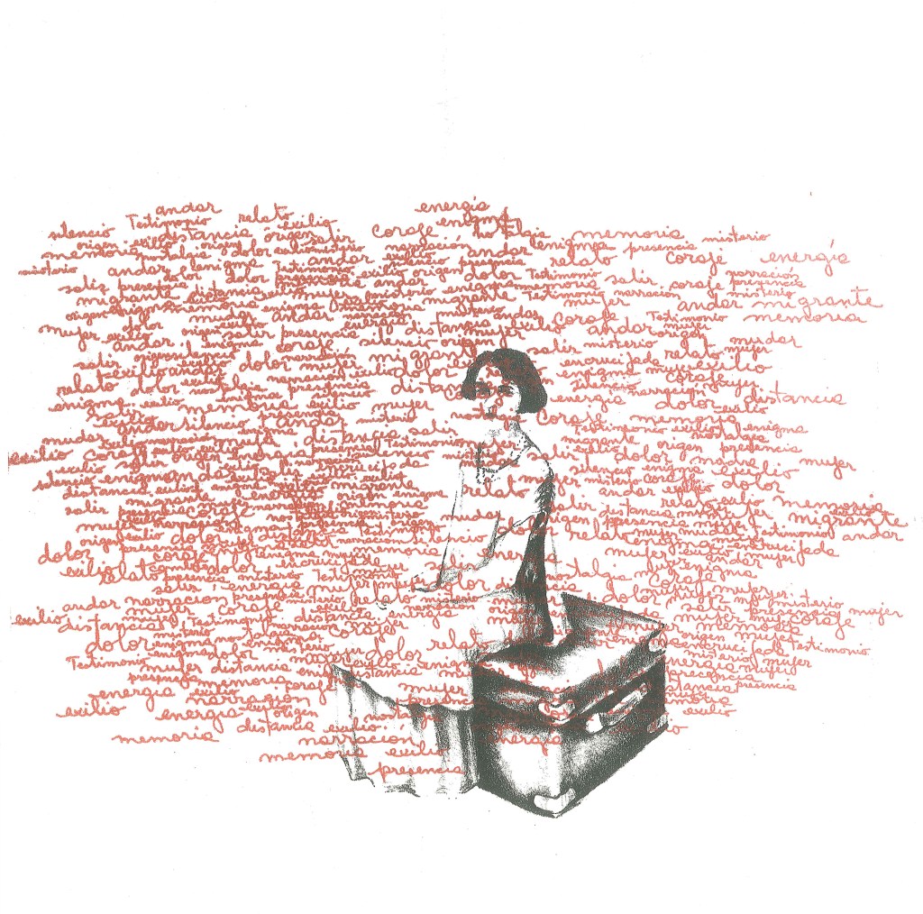 LUCIA TORRES «Migrante» 26 - Litografía 50x50cm - Año 2013