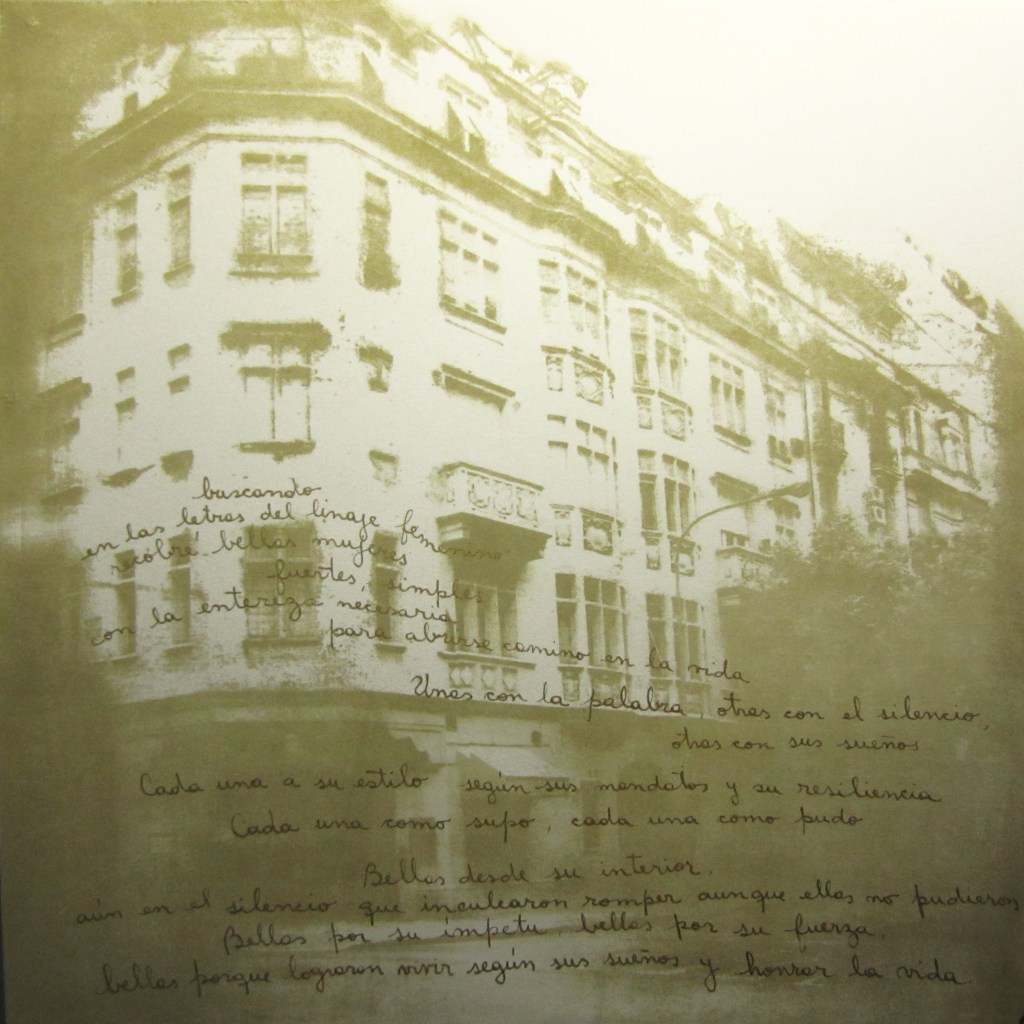 LUCIA TORRES «Migrante» 31 - Litografía en Poliester 30x30cm - Año 2013