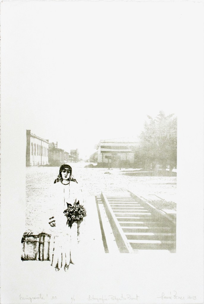 LUCIA TORRES «Migrante» 35 - Litografía 56x38cm - Año 2013