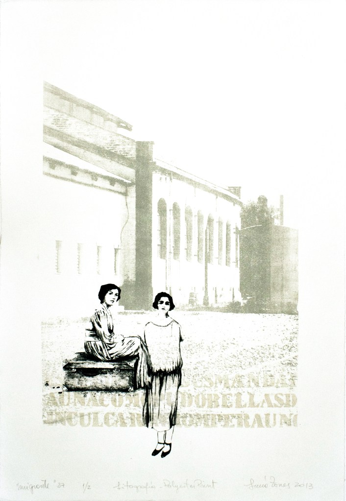 LUCIA TORRES «Migrante» 37 - Litografía 56x38cm - Año 2013