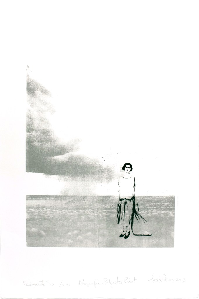 LUCIA TORRES «Migrante» 40 - Litografía, Poliester print, Xilografía 56x37,5cm - Año 2013
