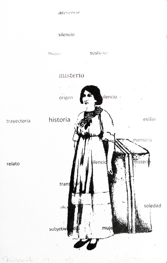 LUCIA TORRES «MIGRANTE» 74-1 - Litografía 30x19cm - Año 2014