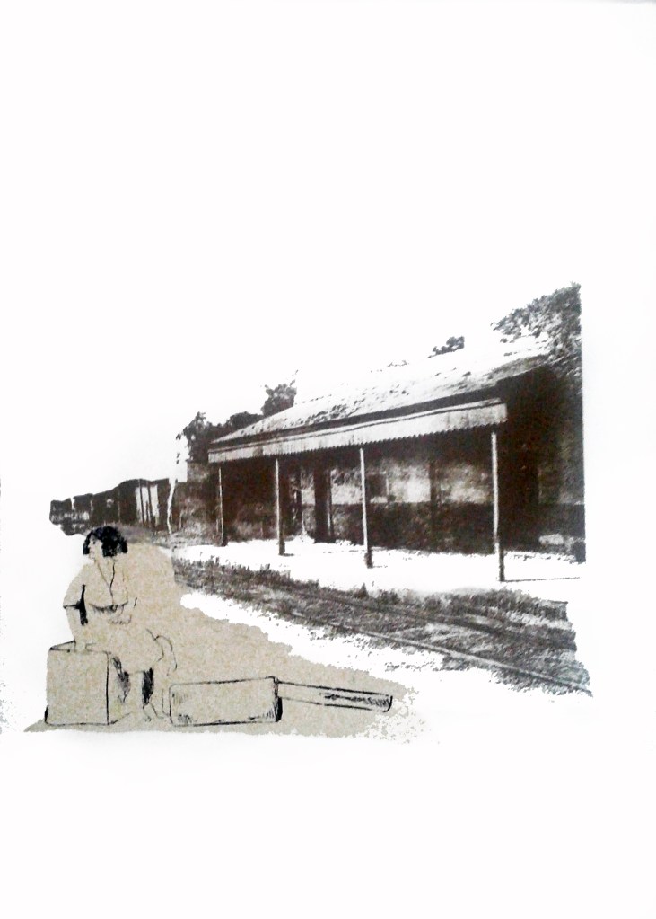 LUCIA TORRES «MIGRANTE» 82-1 - Litografía 65x46cm - Año 2014