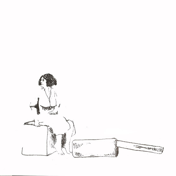 LUCIA TORRES «MIGRANTE» 84 - Litografía en Poliester 30x30cm - Año 2014