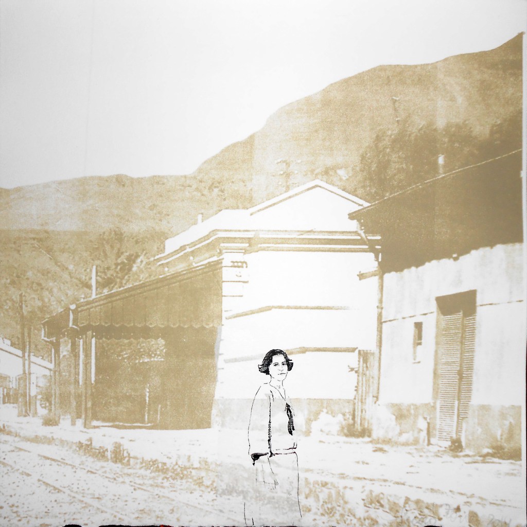 LUCIA TORRES «MIGRANTE» 86 - Litografía en Poliester 30x30cm - Año 2014