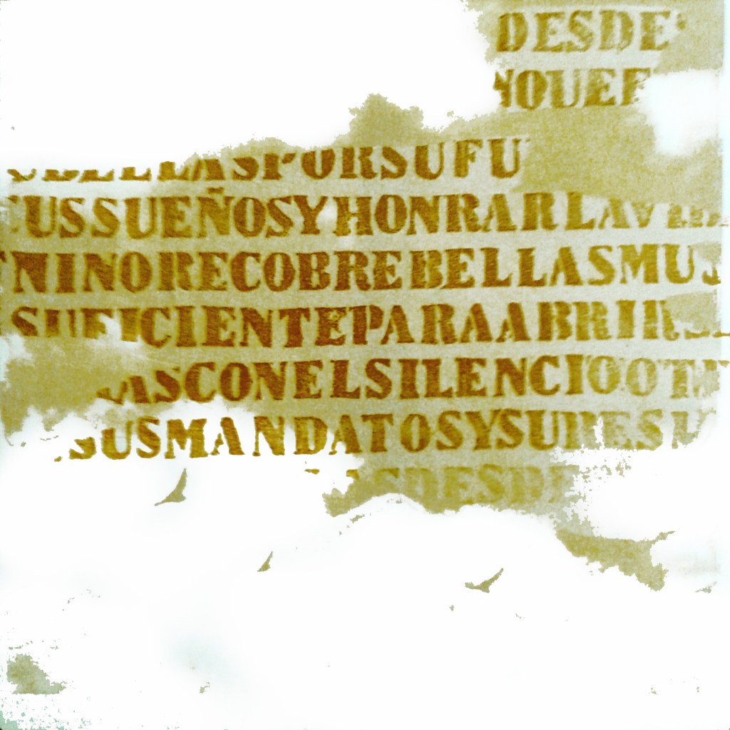 LUCIA TORRES «MIGRANTE» 87-1 - Litografía, Xilografía 30x30cm - Año 2014