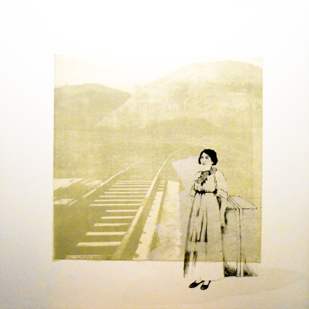 LUCIA TORRES «MIGRANTE» 96 - Litografía en Poliester 18,5x18,5cm - Año 2014