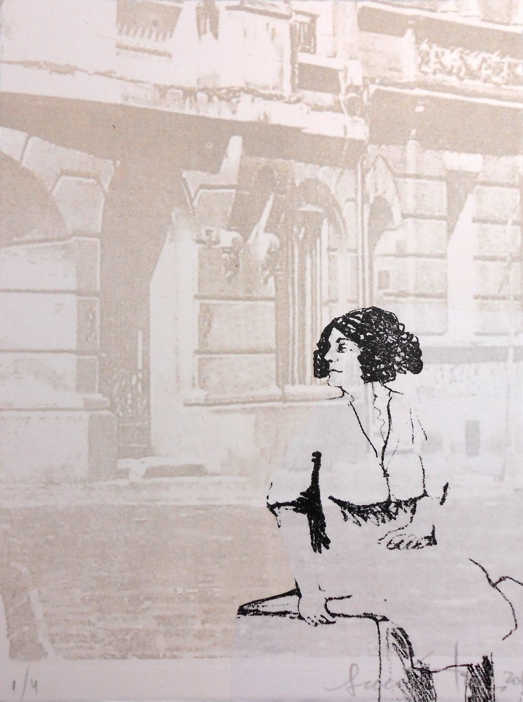 LUCIA TORRES «MIGRANTE» 99 - Litografía en Poliester 20x15cm - Año 2014