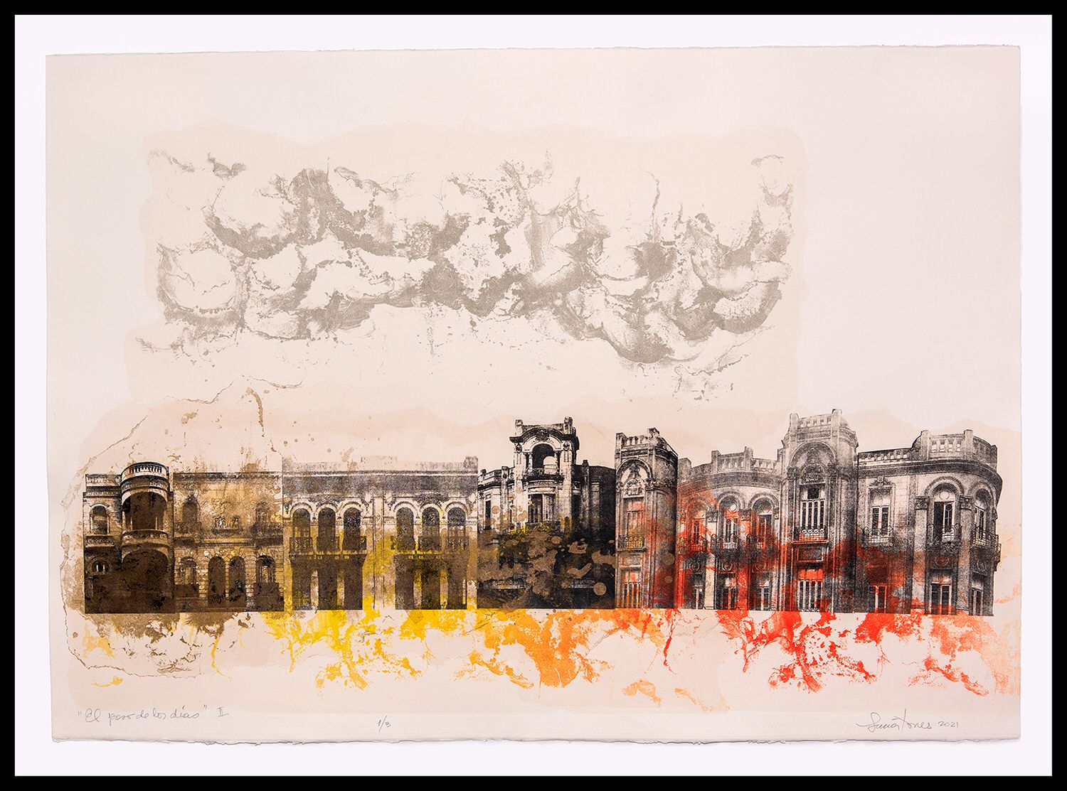 LUCIA TORRES «Con el paso de los días» 2, 84x114cm - Año 2021