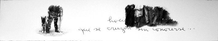 LUCIA TORRES «TERRITORIO» XLIV - Transfer 19x100cm - Año 2011